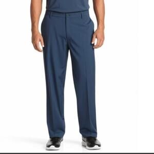 ZELOS Performance Wicking Pants Mens Size Big‎ & Tall 46 Navy High Rise Golf New